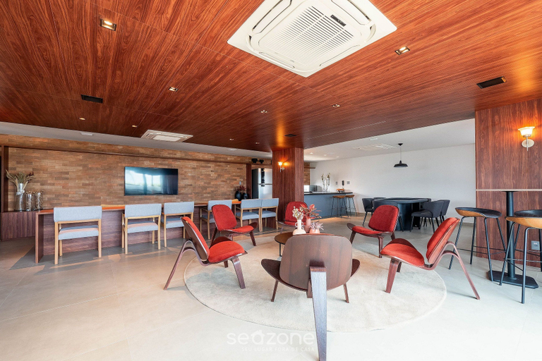 Interior 5, Beachfront Building With Pool and gym - Arus, Salvador
