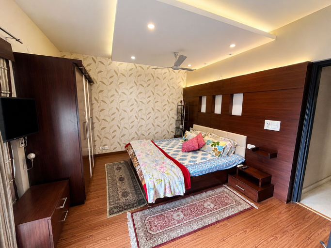 Room 3, Elegant 3BR Apartment in Mohali, Sahibzada Ajit Singh Nagar