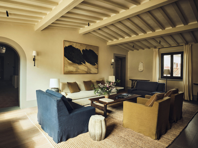 Living area 3, La Réserve Firenze, Florence