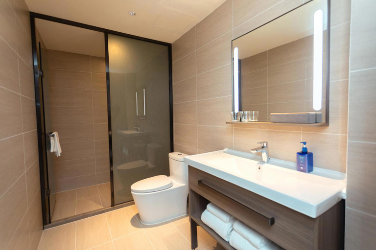 Bathroom 3, Hanting Hotel Handan She County Longshan Street, Handan