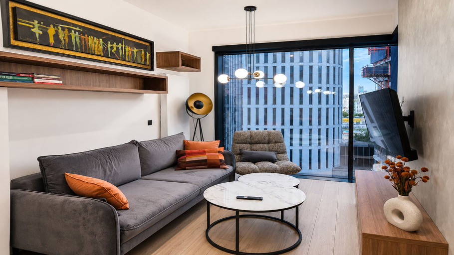 Living area 2, Apartamenty Sun&Snow w obiekcie Towarowa, Warsaw