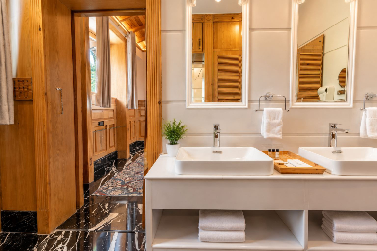 Bathroom 2, The Swiss Luxury Retreat Nainital, Nainital