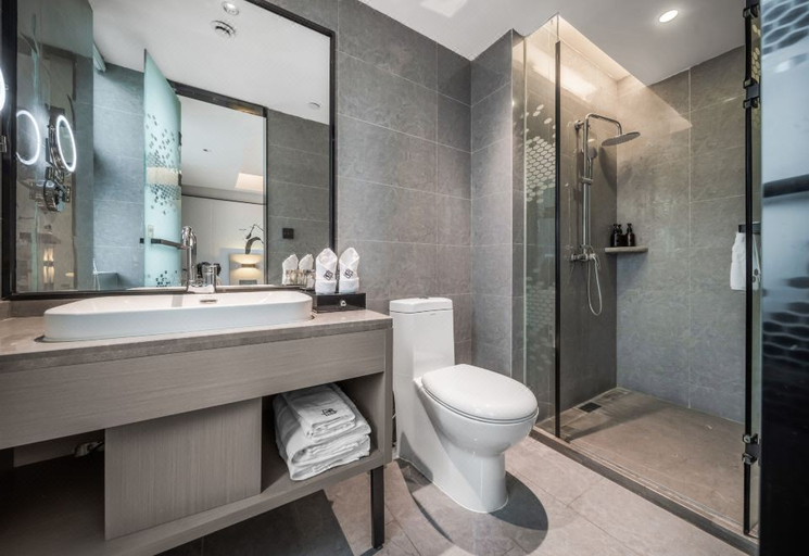 Bathroom 3, GreenTree Eastern Chongqing Yangjiaping Pedestrian Street Mixc Hotel, Chongqing