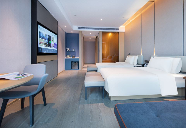 Bedroom 2, Atour Hotel on Bianhe Middle Road, Suning Plaza, Suzhou., Suzhou