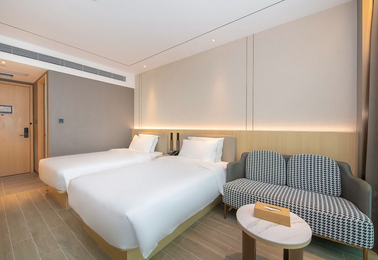 Bedroom 2, Shenzhen Ating Hotel (Coast City Nanshan Subway Station), Shenzhen