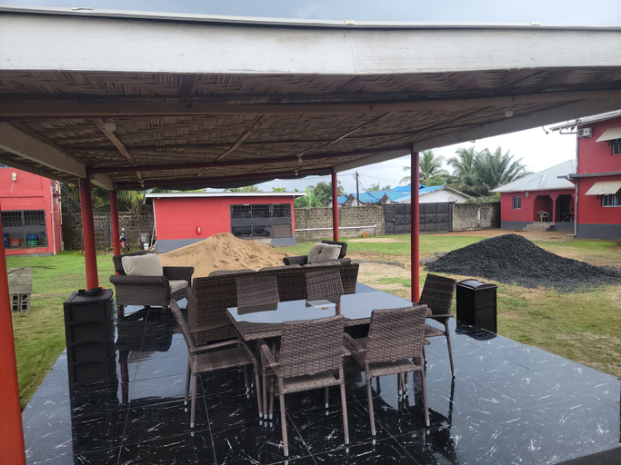 Outdoor dining, Villa dejean, Greater Monrovia