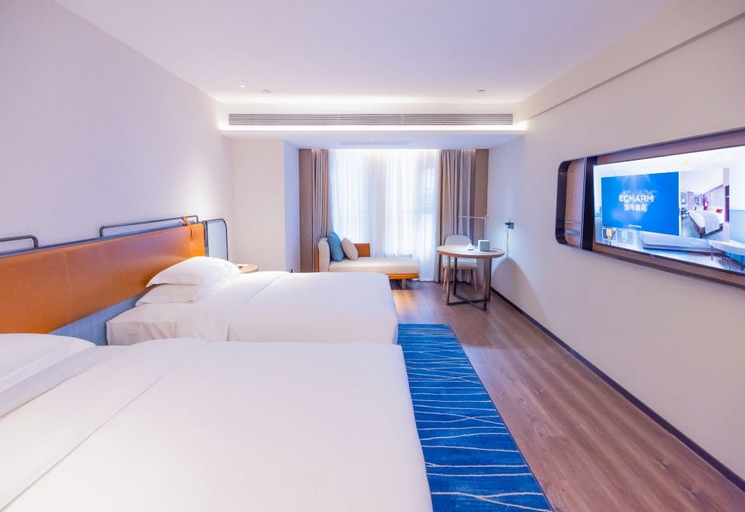 Bedroom 2, Echarm Hotel Huangshigang Wanda Plaza, Huangshi