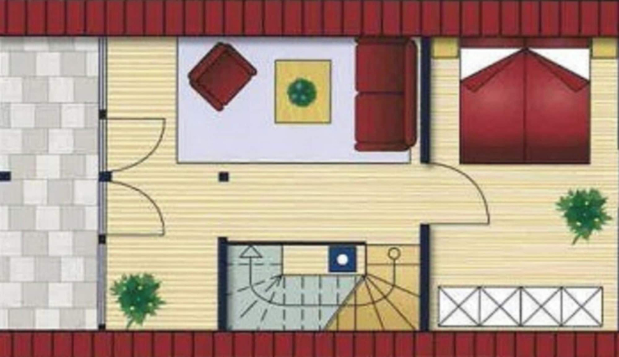 Floor plan 3, House No. 24, Holiday Home Fischerhus, Friesland