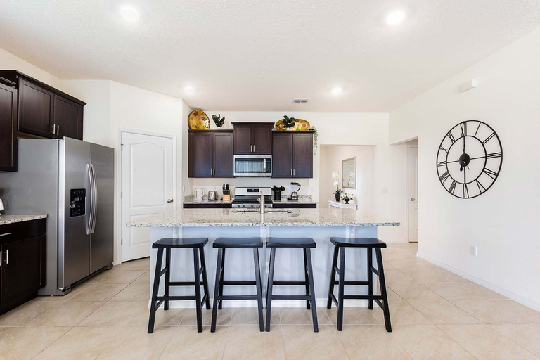 Private kitchen 2, Welcoming Villa With Themed Bedrooms at Solterra, Polk