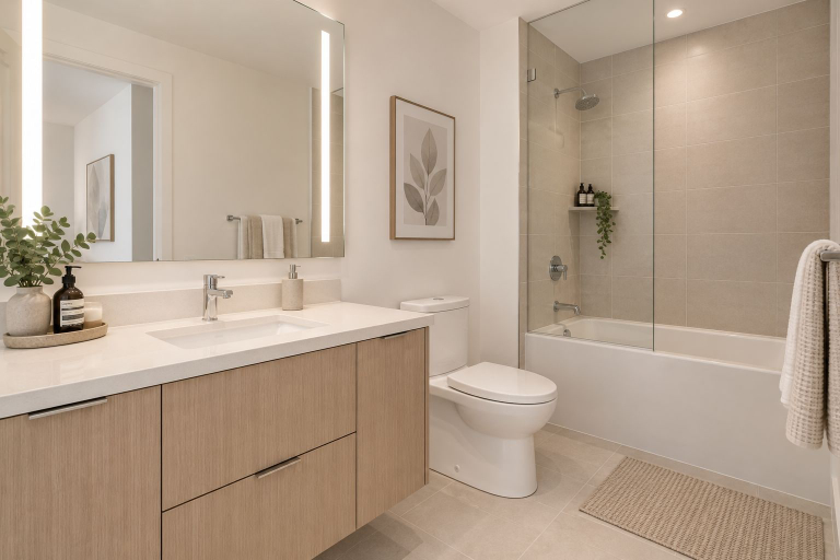 Bathroom, Soria Hotel & Suites, Toronto