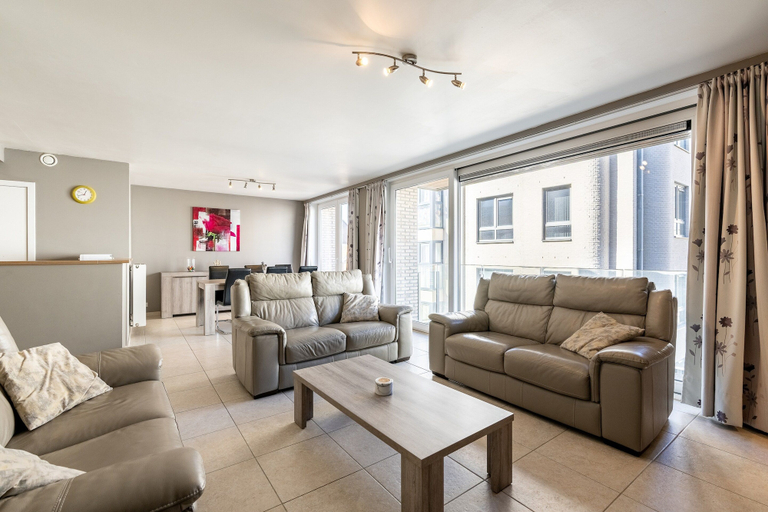 Living room 1, Apartment in Blankenberge Near Beach & Casino, West-Vlaanderen