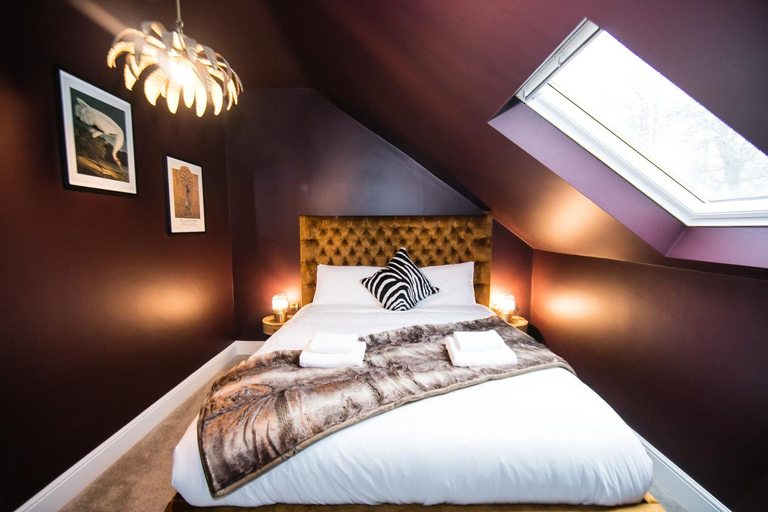 Bedroom 4, Foxlow Grange by Muse Escapes - Whole House 15 Bed, Derbyshire