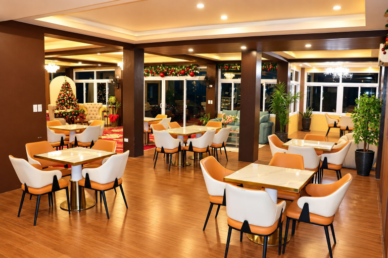 Dining 2, Room-serene & Luxury Resort 8m Dome - Pe, Romblon