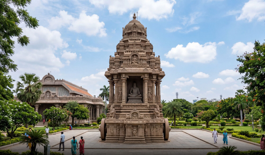 Point of interest 4, Collection O Karumariamman Temple, Thiruvallur