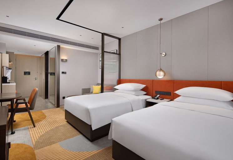 Bedroom 2, Home2 Suites by Hilton Fuzhou Cangshan, Fuzhou