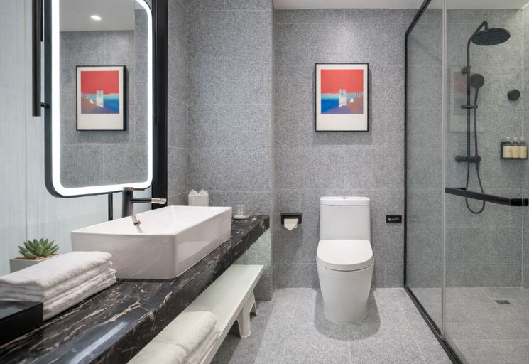 Bathroom 3, Cheermay Hotels(Shanwei Second Street Branch), Shanwei