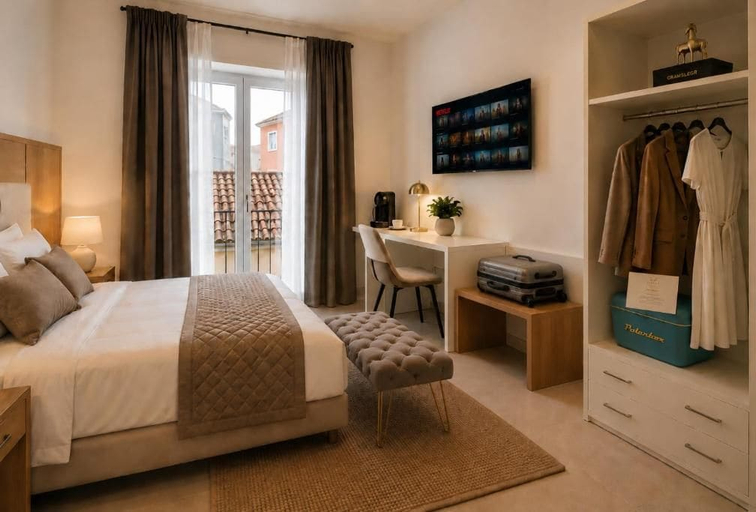 Bedroom 1, Syraka Design Rooms & Suites, Syracuse