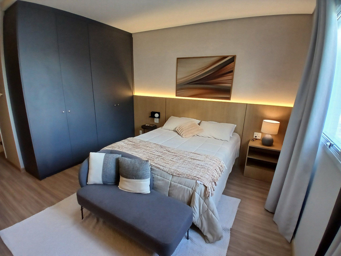 Room 2, SHB - 200m Praia Studio Moderno Gonzaga, Santos