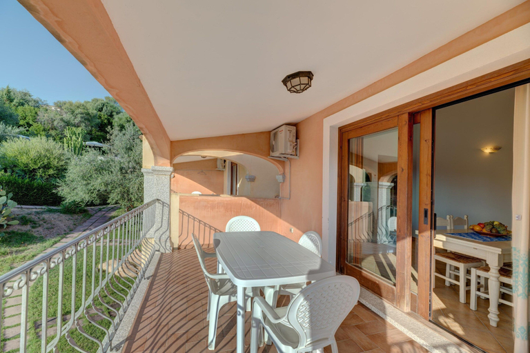 Balcony 5, Flat With Pool in Badus Resort, Olbia-Tempio