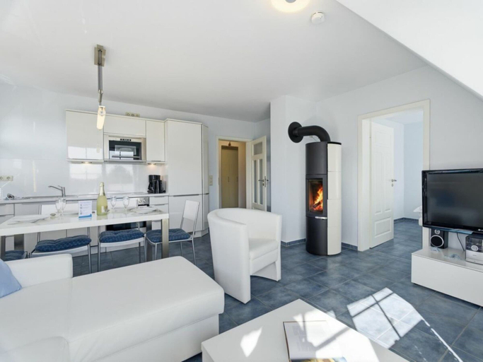 Living area, Evening - Apartment 4, Vorpommern-Rügen