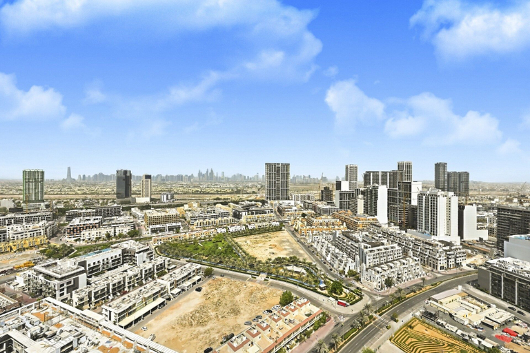 Aerial view, Bloomfields Studio in Bloom Heights-JVC, Dubai