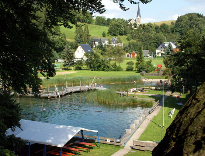 View from property 2, Gruppenhaus - Sauna Kamin & Ski, Mittelsachsen