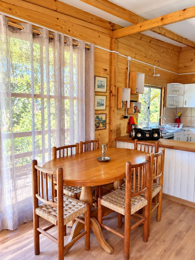 Private kitchen 4, Cabaña los Gansos - playa - Bosque, Valparaíso