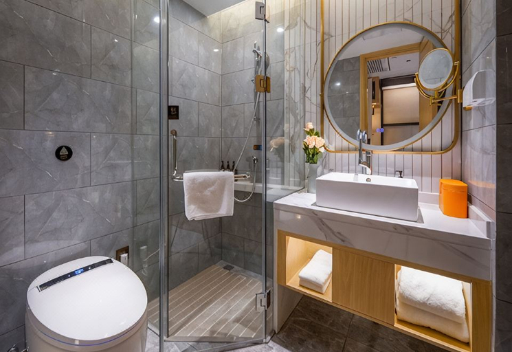 Bathroom 3, Vienna International Hotel (Kunming Xinluoshiwan South Bus and Subway Station), Kunming
