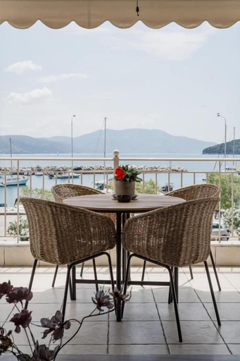 Outdoor dining 3, NIMA Mytikas Apartments, West Greece