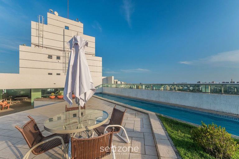 Outdoor dining, Your Complete Stay in a Building With Pool and Gym, 290m From Shopping da Bahia - Ibfs, Salvador