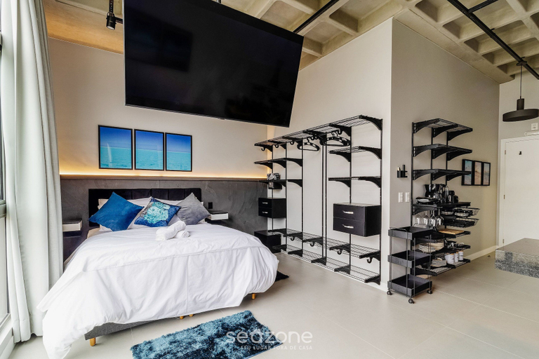 Room 3, Nice Studio 750m From Canas Beach Tps203, Florianopolis