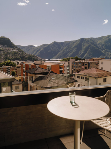 View from room 5, THE FLAG Lugano Self Check-in, Lugano