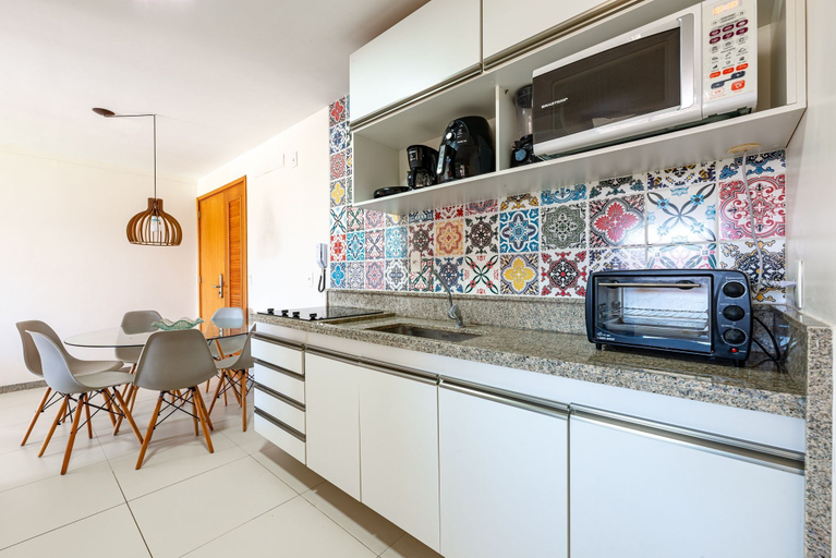 Private kitchen 3, 170D-Apartamento 2 qto no OKA-Muro Alto, Ipojuca