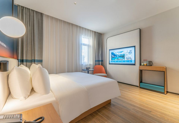 Bedroom 2, NIHAO Hotel Jining Jianshe Road Wanda, Jining
