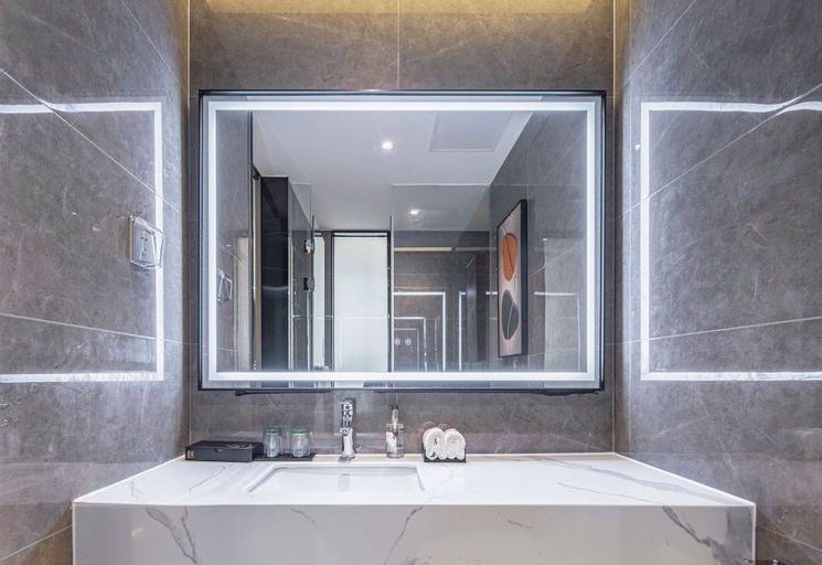 Bathroom 3, Borrman Hotel Guigang Macaojiang Park High-speed Railway Station, Guigang
