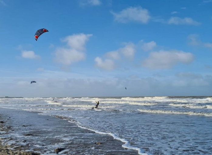 View from property 5, Studio Apartment With Sea Views in Gadeynehelling, West-Vlaanderen