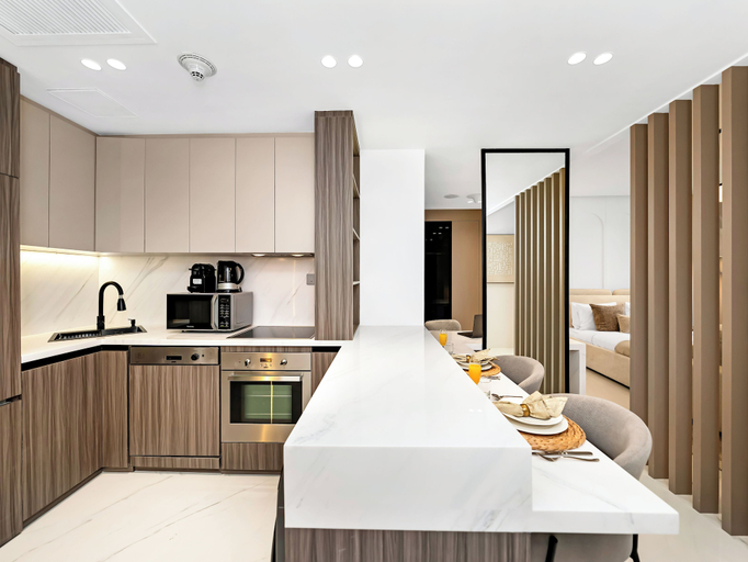 Private kitchen 3, Kensington Studio Kempinski Dubai Mall, Dubai