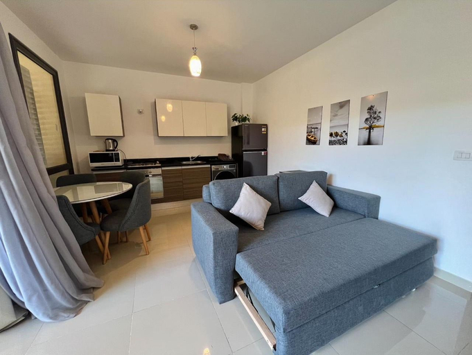 Living area 5, Peaks El Gouna -G Cribs 1BR- Pool View, Al-Ghurdaqah 2