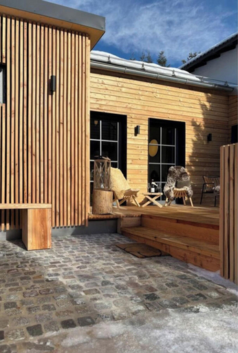 Terrace/patio 5, To the Blacksmith - Alploft 1 in Kaltenbrunn, Garmisch-Partenkirchen