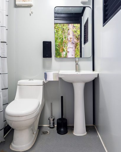 Bathroom 2, New Leaf Greenhouse, Washington