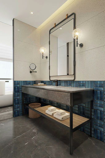 Bathroom 5, Four Points By Sheraton Guangzhou Huangpu, Guangzhou