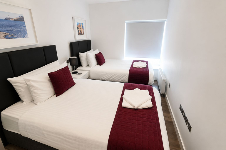 Bedroom 2, Roomspace Apartments - Harvest Lane, Surrey
