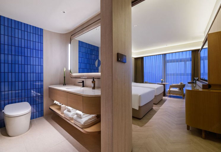 Bedroom 2, Crystal Orange Hotel Haimen Wenfeng Great World, Nantong