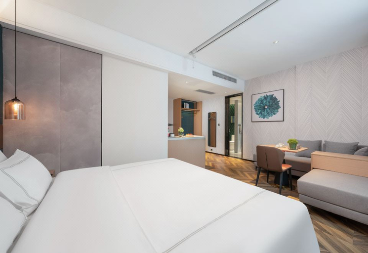 Bedroom 2, Ginza Jiayue Select Hotel Guanxian Guanyichun Road Branch, Liaocheng