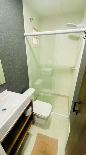 Bathroom 3, Loft Condá Próximo à Rodoviária, Chapecó