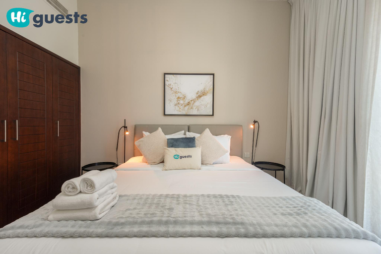 Bedroom 3, Amazing Apartment overlooking Burj Khalifa!, Dubai