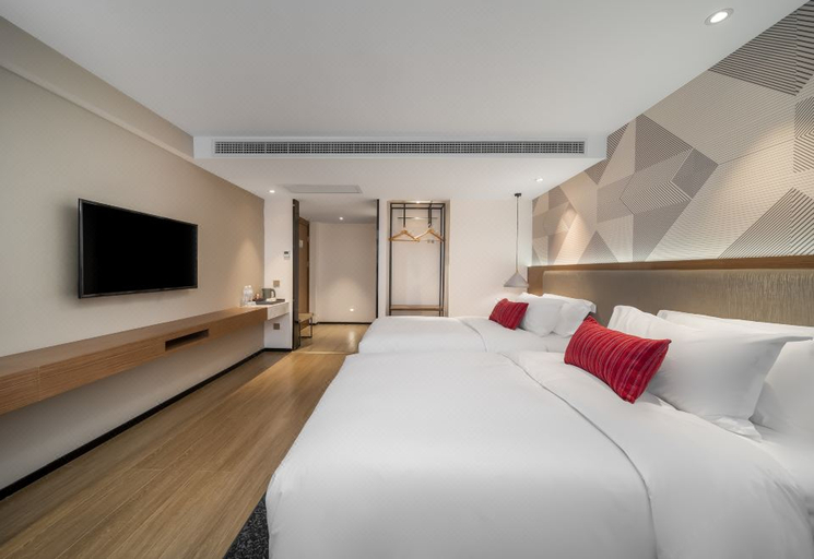 Bedroom 2, Borrman Hotel Guilin Two Rivers and Four Lakes Beiji Plaza, Guilin