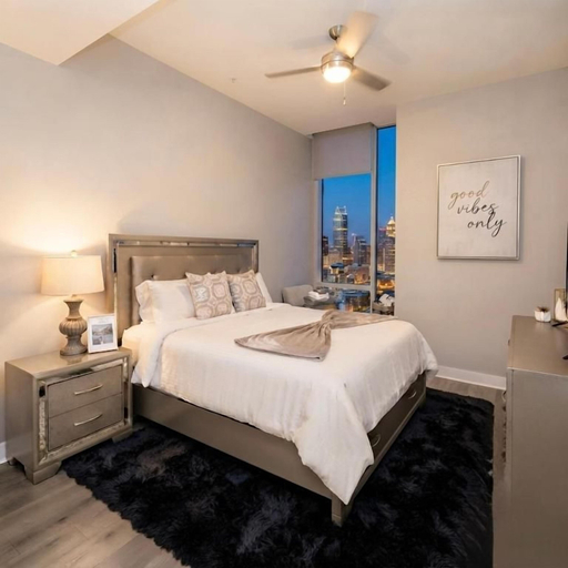 Room 4, Uptown Charlotte King-Suite Penthouse, Mecklenburg