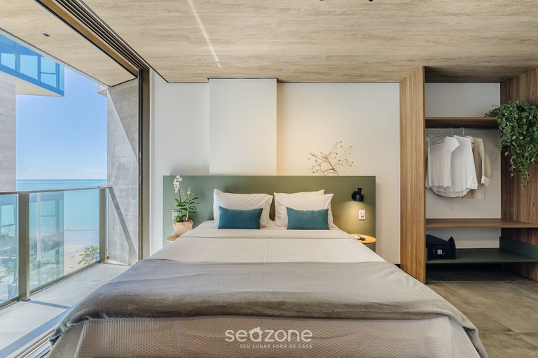 Bedroom 2, Nwts - Studios With Side sea View in Maceio III, Maceió (capital)