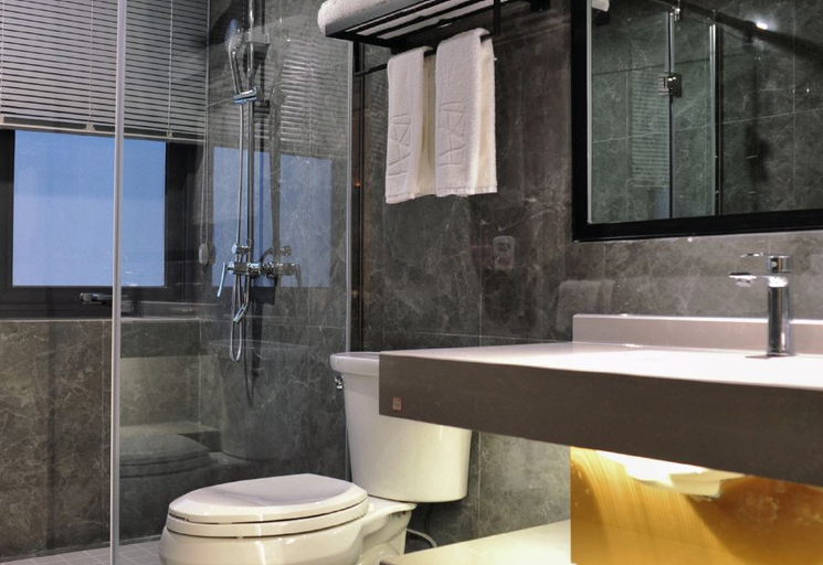Bathroom 3, Huanbian Art Hotel (Eastern Suburb Memory Jianshe North Road Subway Station), Chengdu